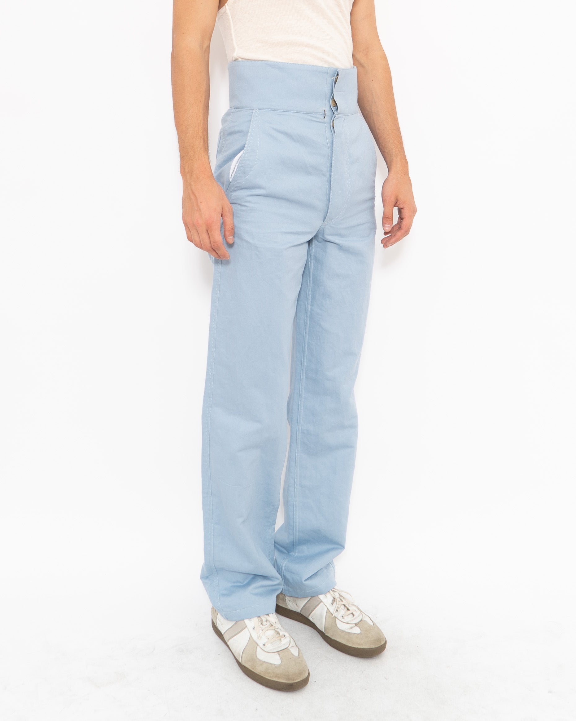 SS20 Light Blue Workwear Trousers Sample