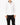 FW20 Leather Collar Mao Shirt in White Cotton