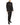 FW16 Laced Leather Collar Blazer in Black Wool
