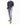 FW18 Oversized Military Jacket in Blue Silk Blend