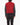 FW18 Teddy Jacket in Red Mohair & Leather