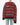 184 Asymetrical Inside Out Knit in Black & Red Wool