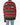 184 Asymetrical Inside Out Knit in Black & Red Wool