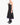 SS16 Camisole Dress in Black & Purple Silk