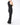 SS18 Draped Black Dress in Black