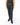 FW18 Knitted Hem Trousers in Vintage Black Leather