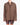 FW17 Military Mandarin Shirt in Brown Cotton