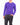 Round Hem Sweater in Purple Wool