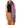 SS15 Purple Striped Scarf in Wool