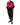 FW17 3 Button Blazer in Red & Black Silk Jacquard
