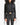 FW16 Two-Material Bomber Jacket with Lacing Detail in Black Leather