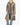 FW16 Faux Fur Collar Double Breasted Long Coat in Grey Wool