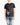 SS19 Astronaut Printed T-Shirt in Black Cotton