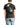SS19 Astronaut Printed T-Shirt in Black Cotton