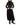 FW20 Oversized Plisse Trousers in Black Wool