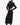 FW17 3D Turtleneck Maxi Dress in Black Wool