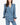 FW17 Oversized  3D Shoulder Blazer in Blue Cotton