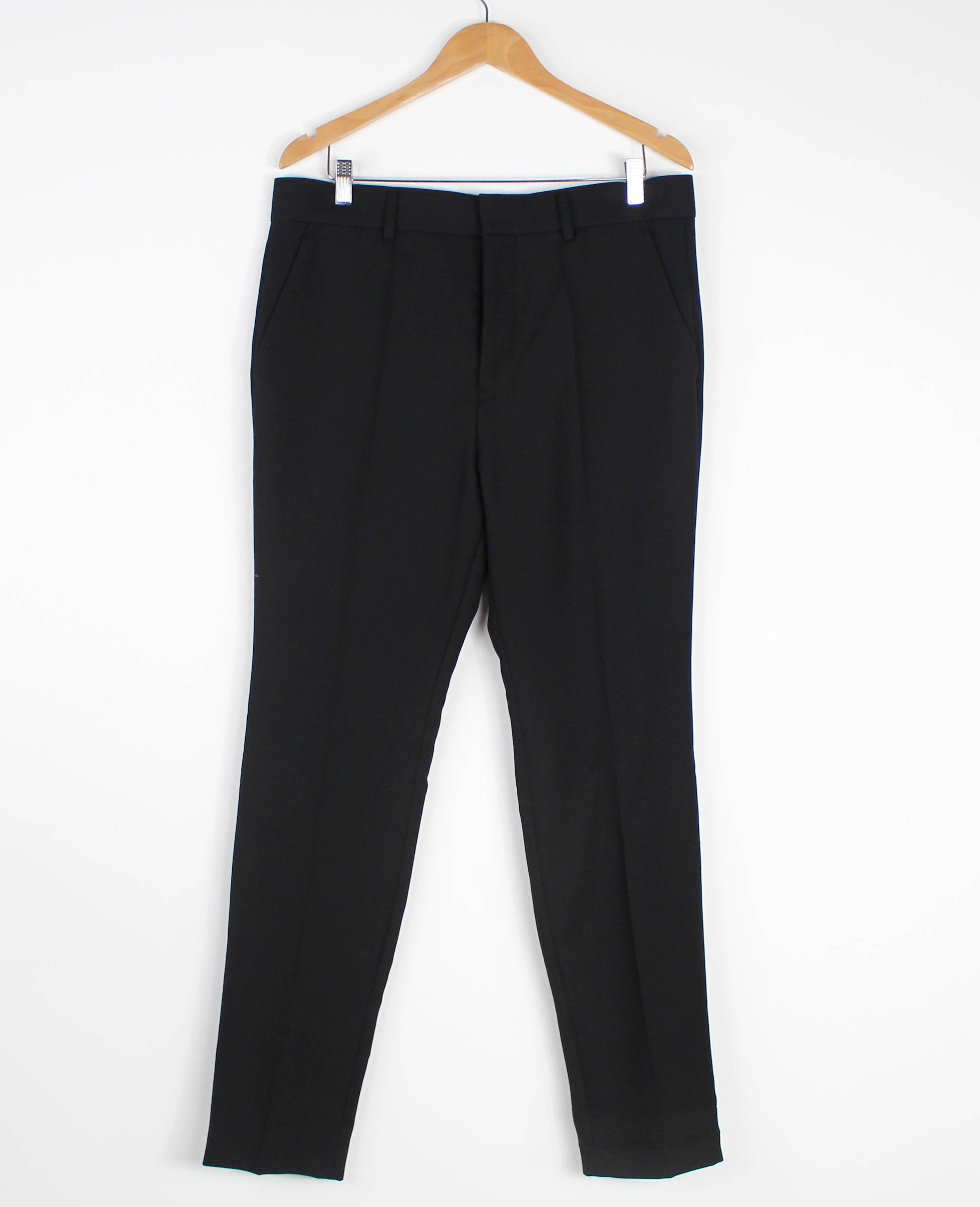 Slim Fit Wool Trousers