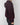 Burgundy Embroidered Buthan Zip-Hoodie