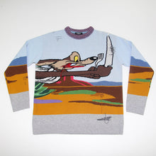 Load image into Gallery viewer, Looney Tunes Coyote Distressed Knit