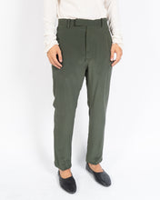 Load image into Gallery viewer, SS18 Khaki Casual Silk Trousers Sample
