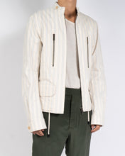 Load image into Gallery viewer, SS16 Beige Striped Cotton Jacket