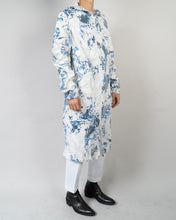 Load image into Gallery viewer, SS20 White Printed Nylon Overcoat 1 of 1 Sample