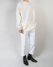 Load image into Gallery viewer, FW20 Oversized White Mohair Sweatshirt