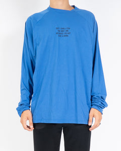 FW20 Electric Blue "The Way I Am" Longsleeve 1 of 1 Sample