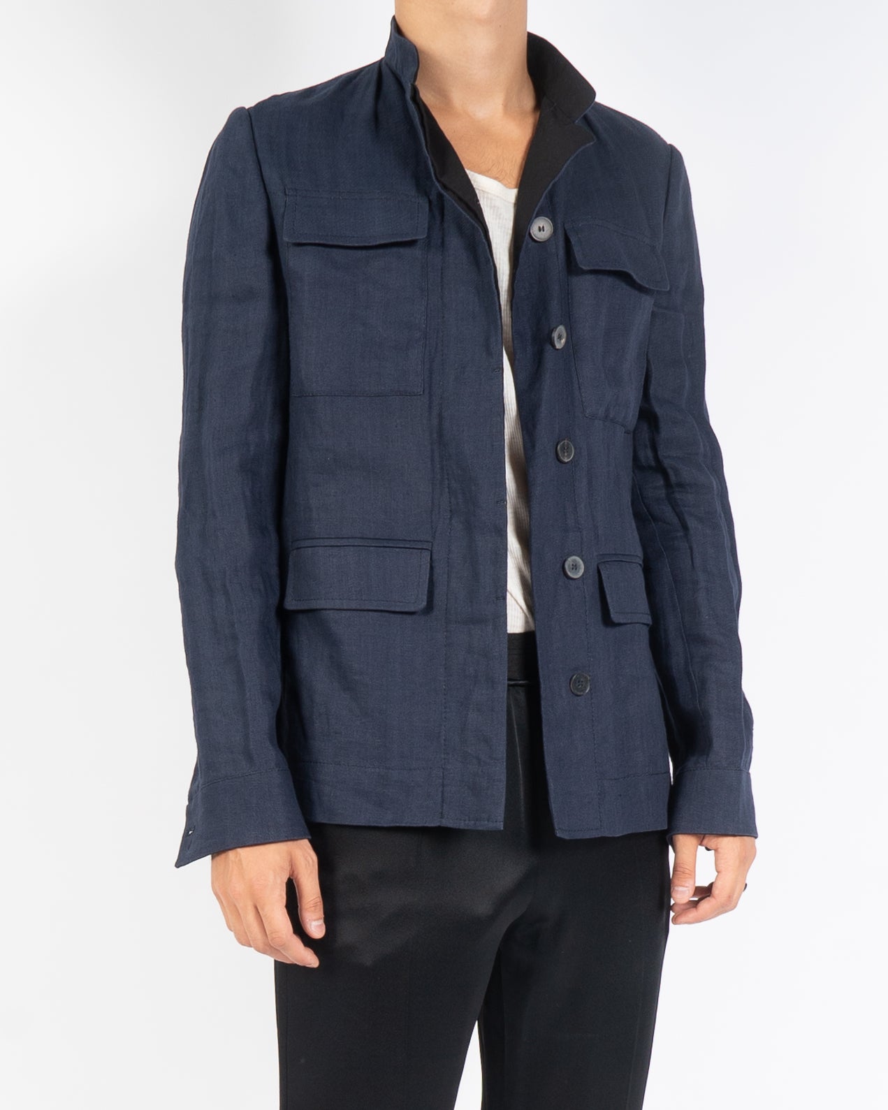 Military jacket hot sale navy blue