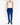 SS18 Blue Casual Silk Trousers Sample