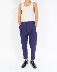 SS18 Violet Cropped Trousers Sample