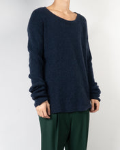 Load image into Gallery viewer, FW14 Oversized Blue Wool Sweater