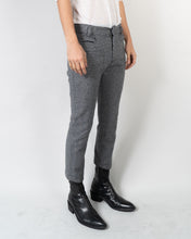 Load image into Gallery viewer, FW16 Cropped Grey Houndstooth Wool Trousers