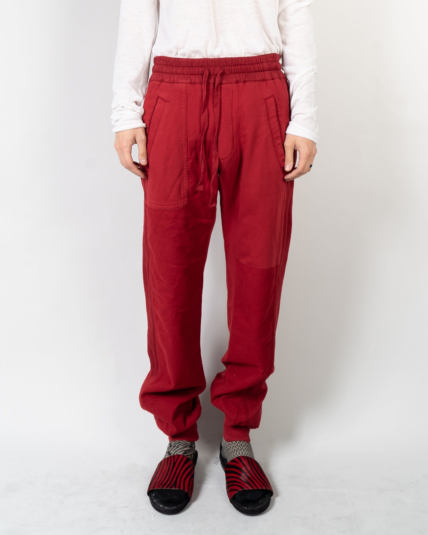 FW17 Relaxed Buthan Red Perth Sweatpants