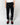 FW20 Black Embroidered Side Striped Perth Sweatpants