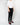 FW20 Black Embroidered Side Striped Perth Sweatpants
