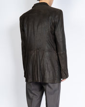 Load image into Gallery viewer, Brown Soft Leather Blazer