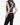 SS16 Handpainted Waistcoat in Black Leather