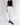 FW19 White Cropped Denim Trousers