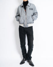 Load image into Gallery viewer, SS13 Grey Washed Military Bomber Jacket