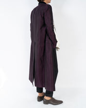 Load image into Gallery viewer, FW20 Purple Silk Jacquard Coat 1 of 1 Sample