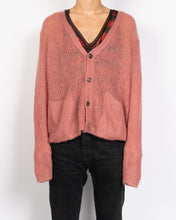 Load image into Gallery viewer, SS20 Hand-Knitted Oversized Mohair Cardigan