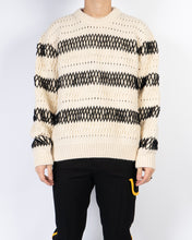 Load image into Gallery viewer, FW18 Ivory Striped Runway Knit