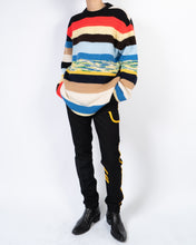 Load image into Gallery viewer, Resort 2019 Multicolor Oversized Striped Knit