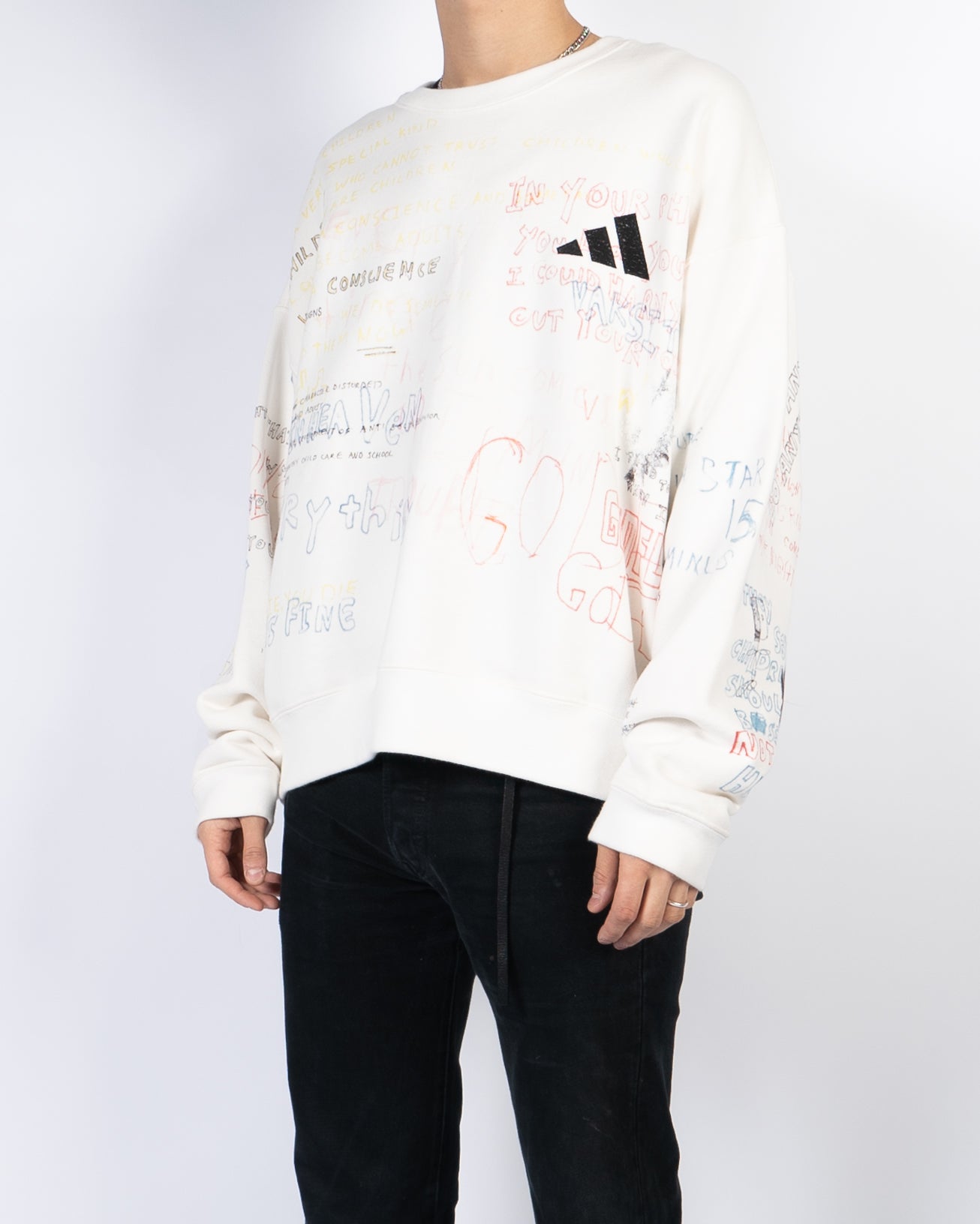 Yeezy deals scribble sweatshirt