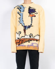 Load image into Gallery viewer, FW18 Yellow Looney Tunes Inside Out Knit