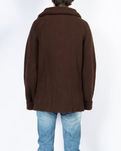 Load image into Gallery viewer, FW20 Brown Oversized Cardigan Knit