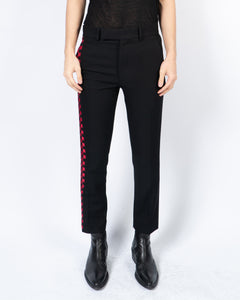 FW19 1of1 Embroidered Side-Striped Trousers