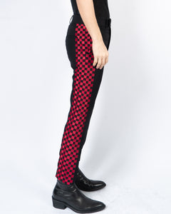 FW19 1of1 Embroidered Side-Striped Trousers